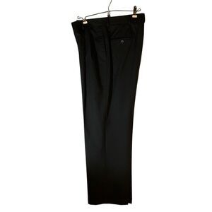 Men’s Oscar de La Renta 100% Wool Black Dress Pants 34/34